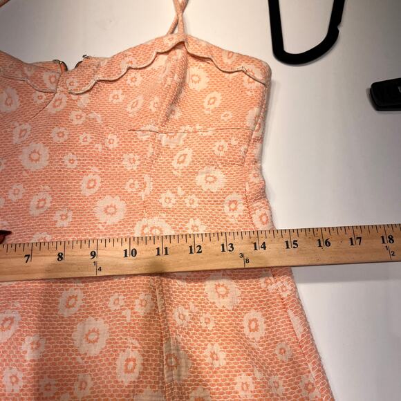 DV by Dolce Vita Pink Embroidered Mini Shift Dress Medium Coquette - Picture 6 of 9